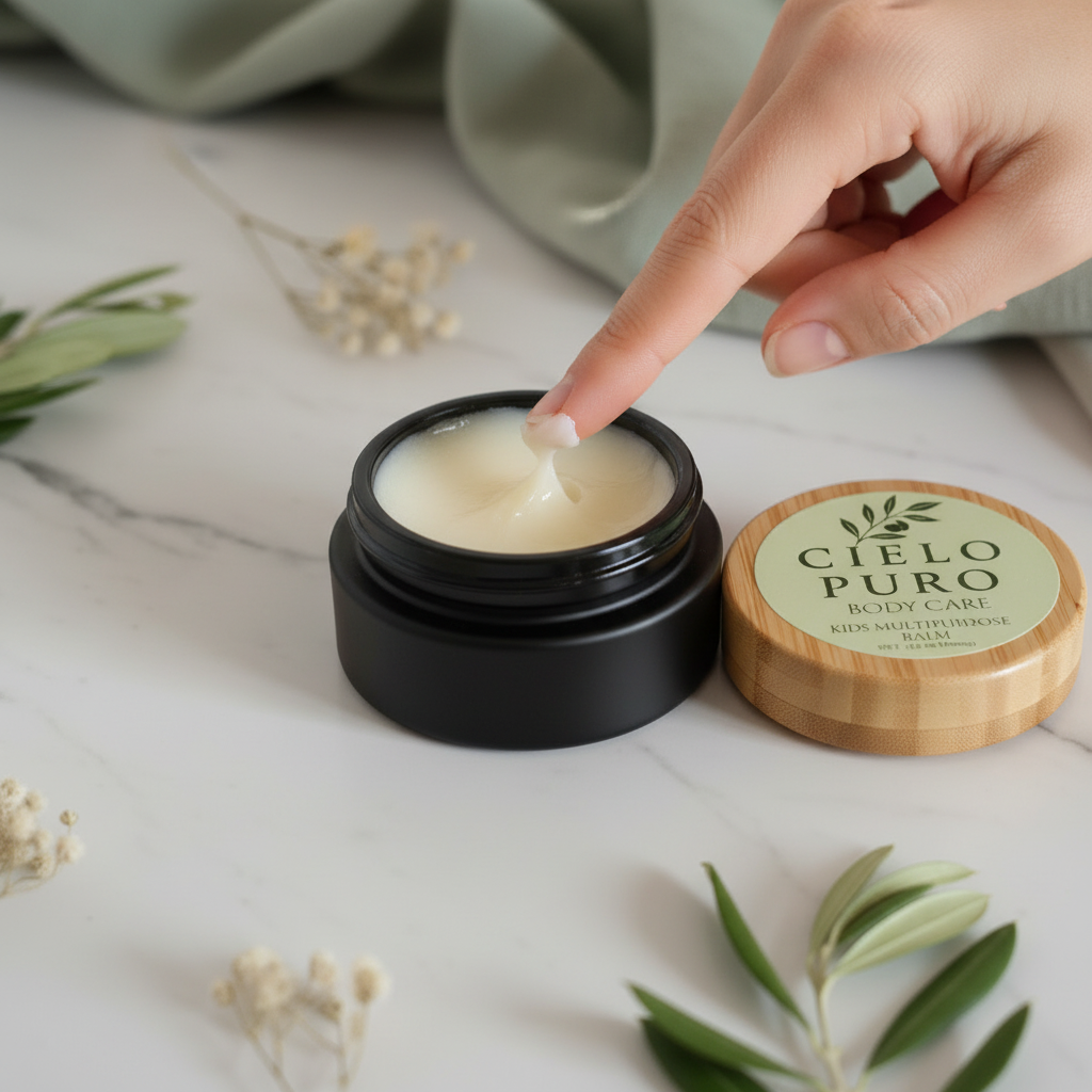 Balm texture close-up