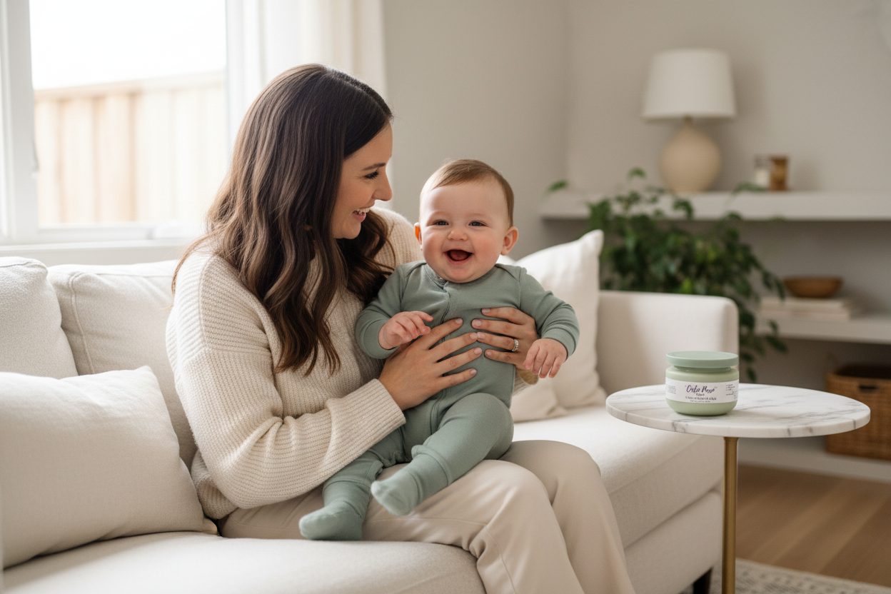 Cielo Puro - Brunette Mom & Baby Boy