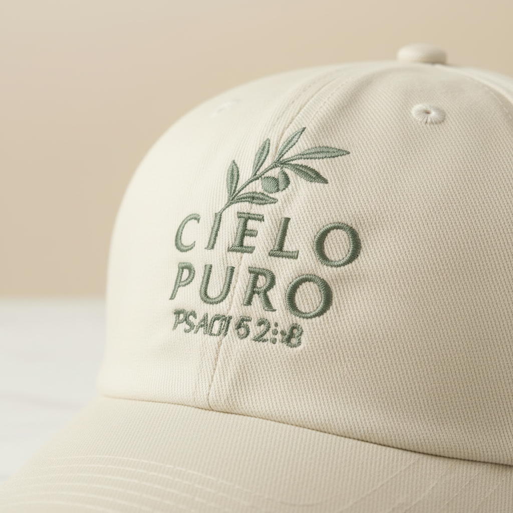 Cielo Puro Cap - Embroidery Detail