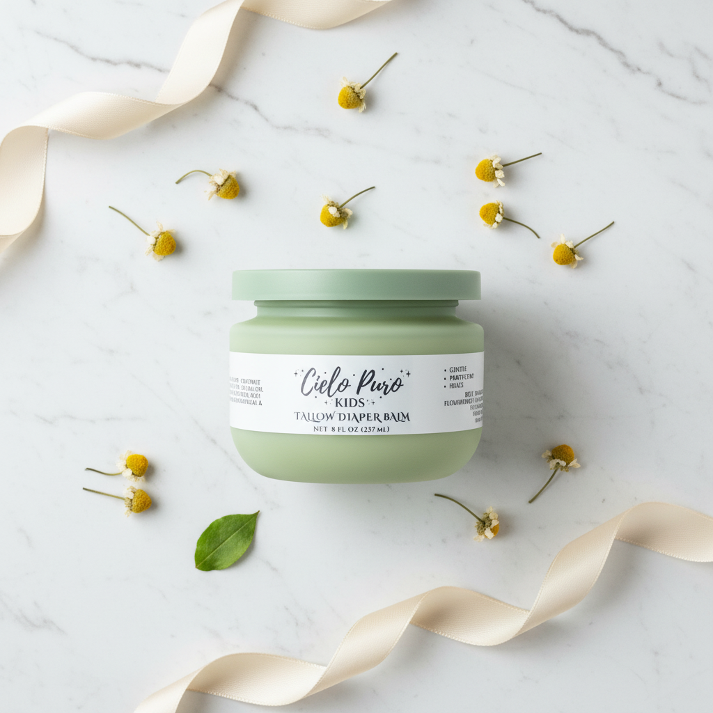 Cielo Puro Diaper Balm - Flat Lay