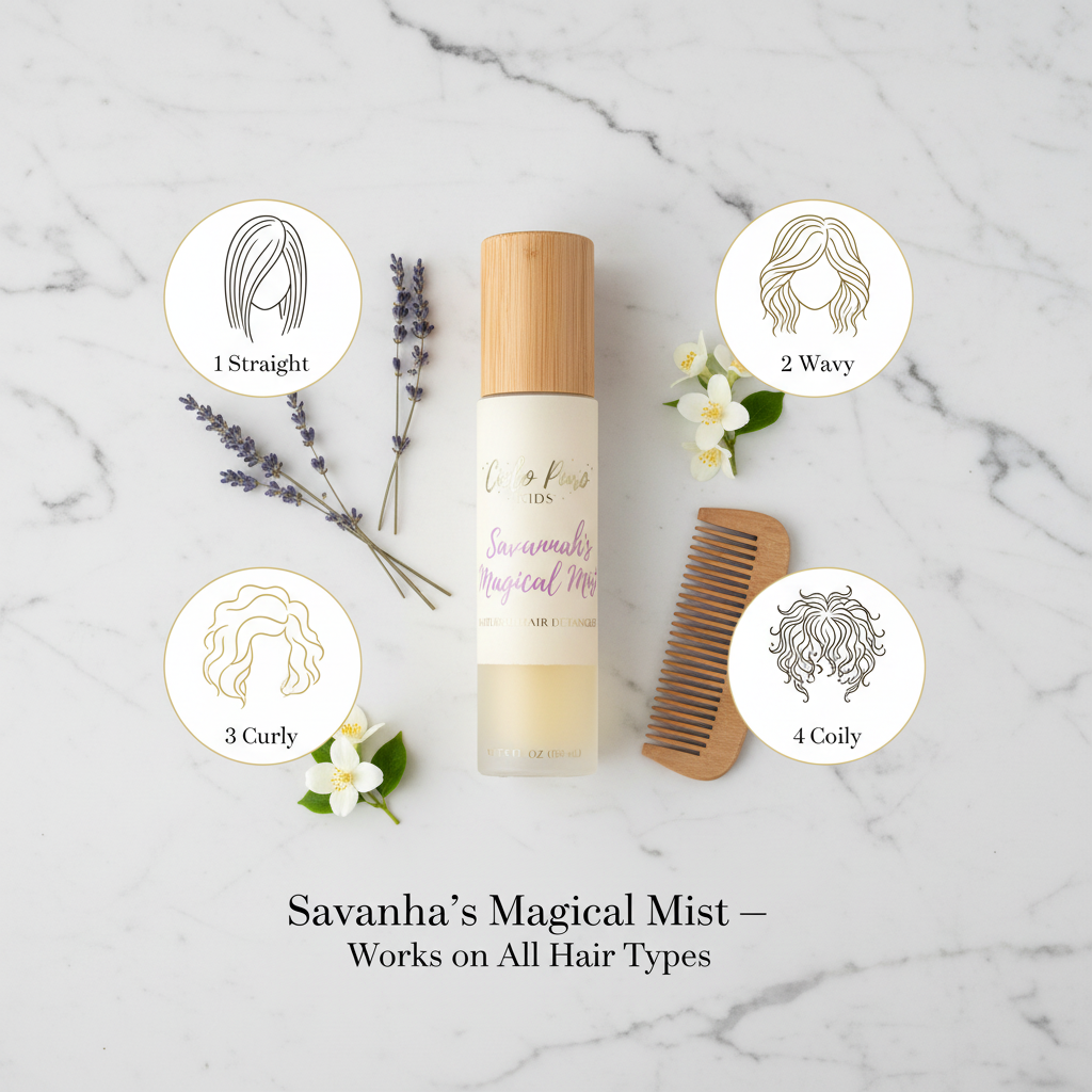 Hair Type Flat Lay