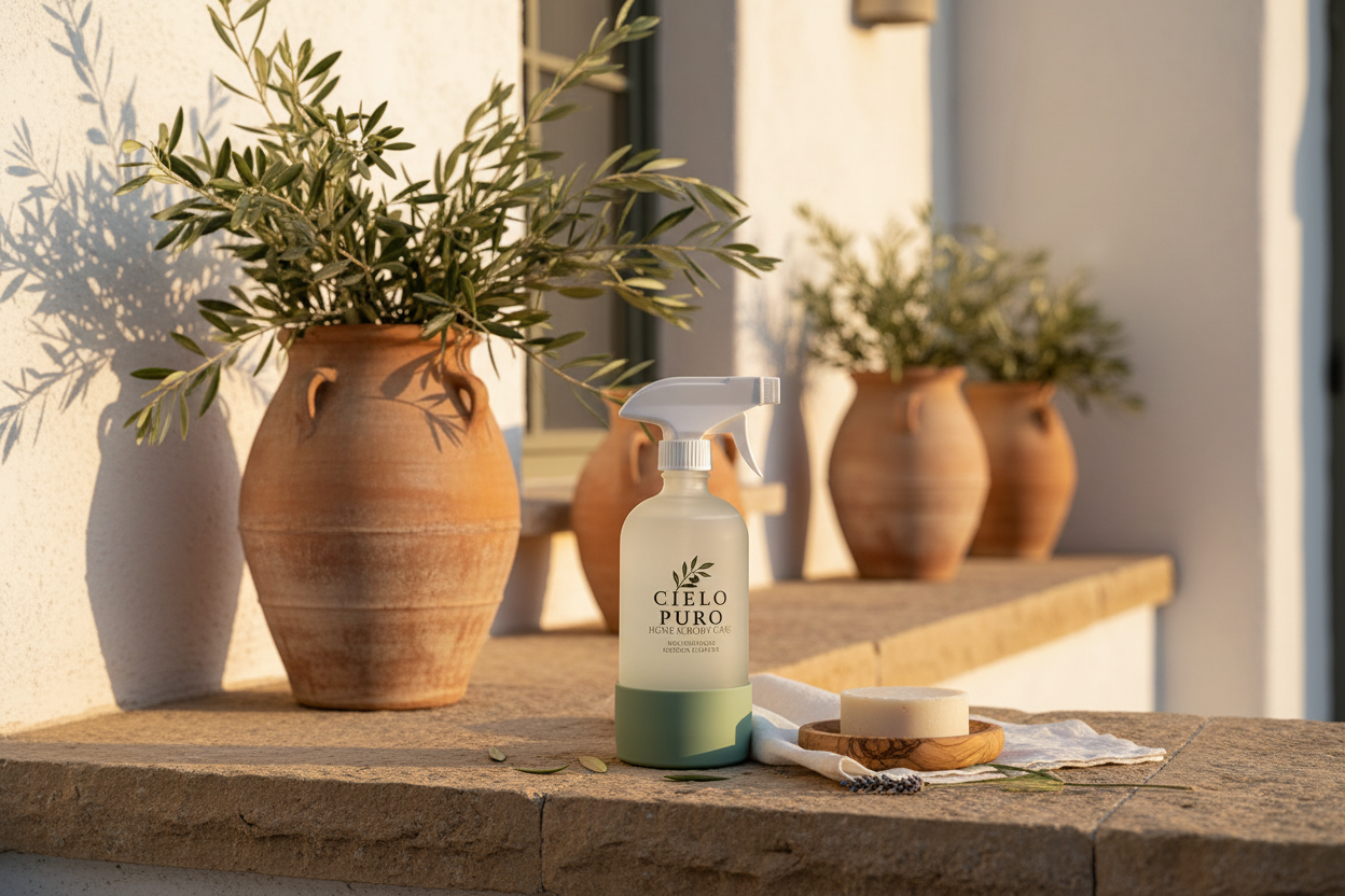 Mediterranean Courtyard Setting