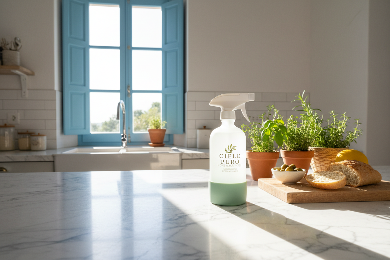 Mediterranean Kitchen Scene