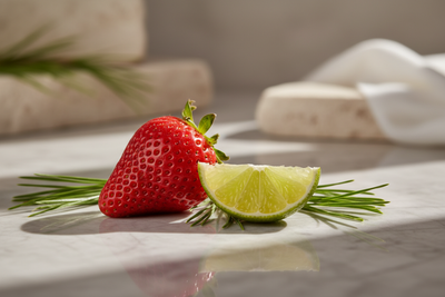 Out just one strawberry 