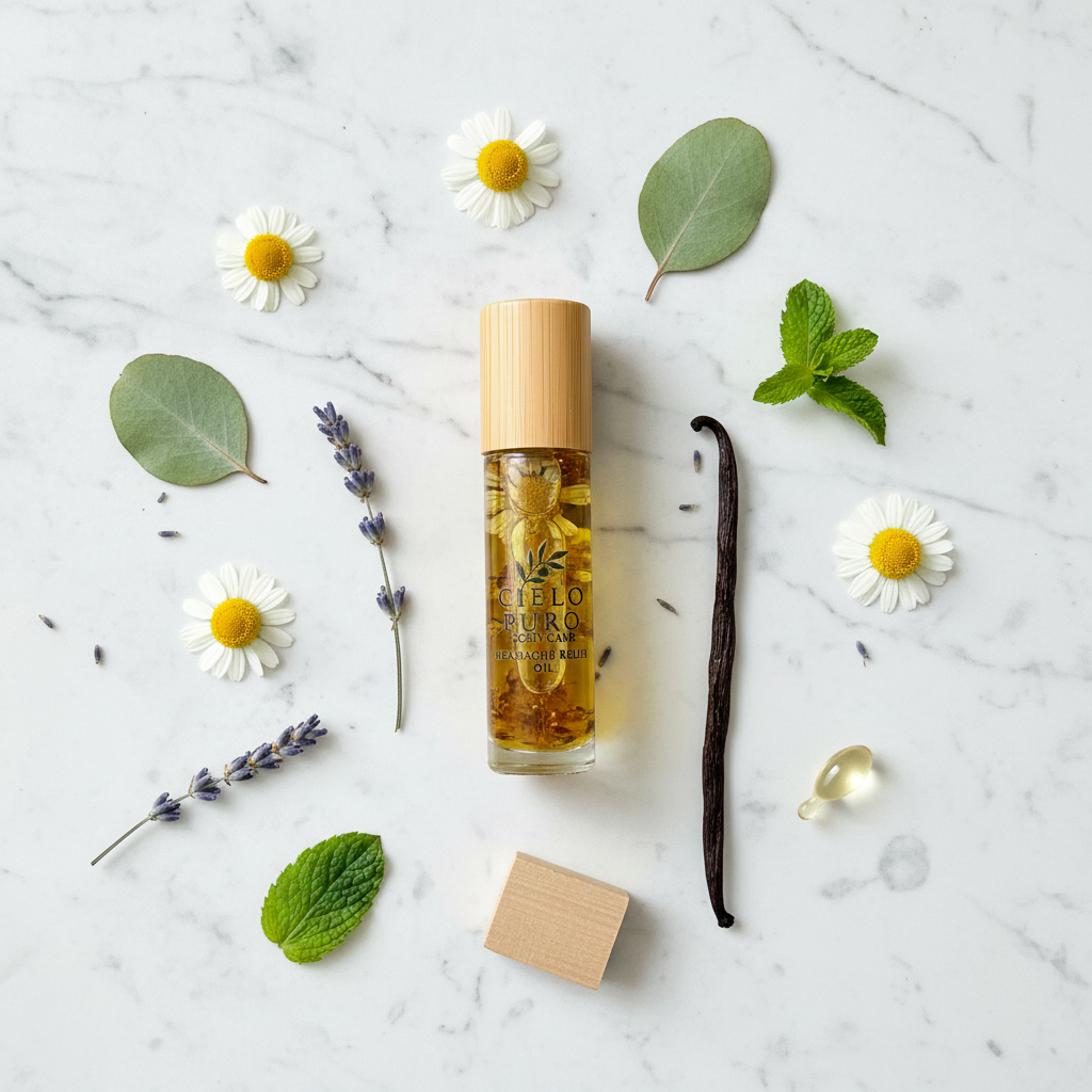 Single Bottle with Ingredients